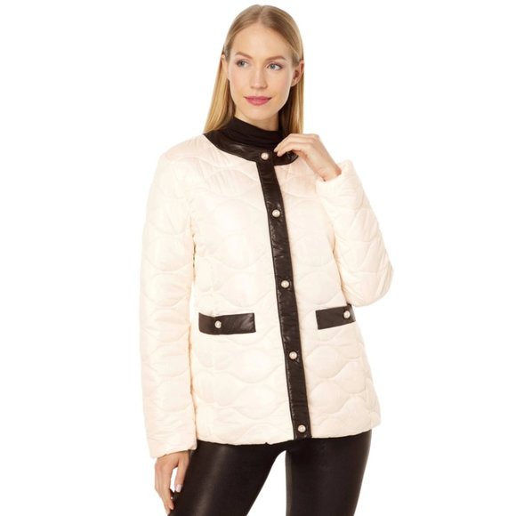 Kate Spade Pearl Snap Puffer Jacket